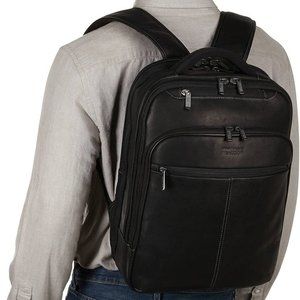 Kenneth Cole Reaction Slim Leather Backpack *** NEW WITH TAG *** NWT